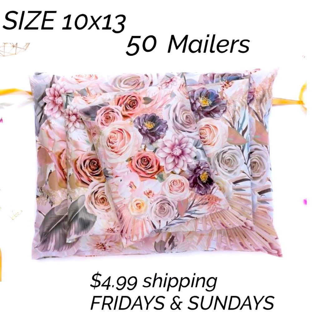 50-10x13  Mailers 100% recyclable, Sustainable
Packaging CCO $4.99 shipping
